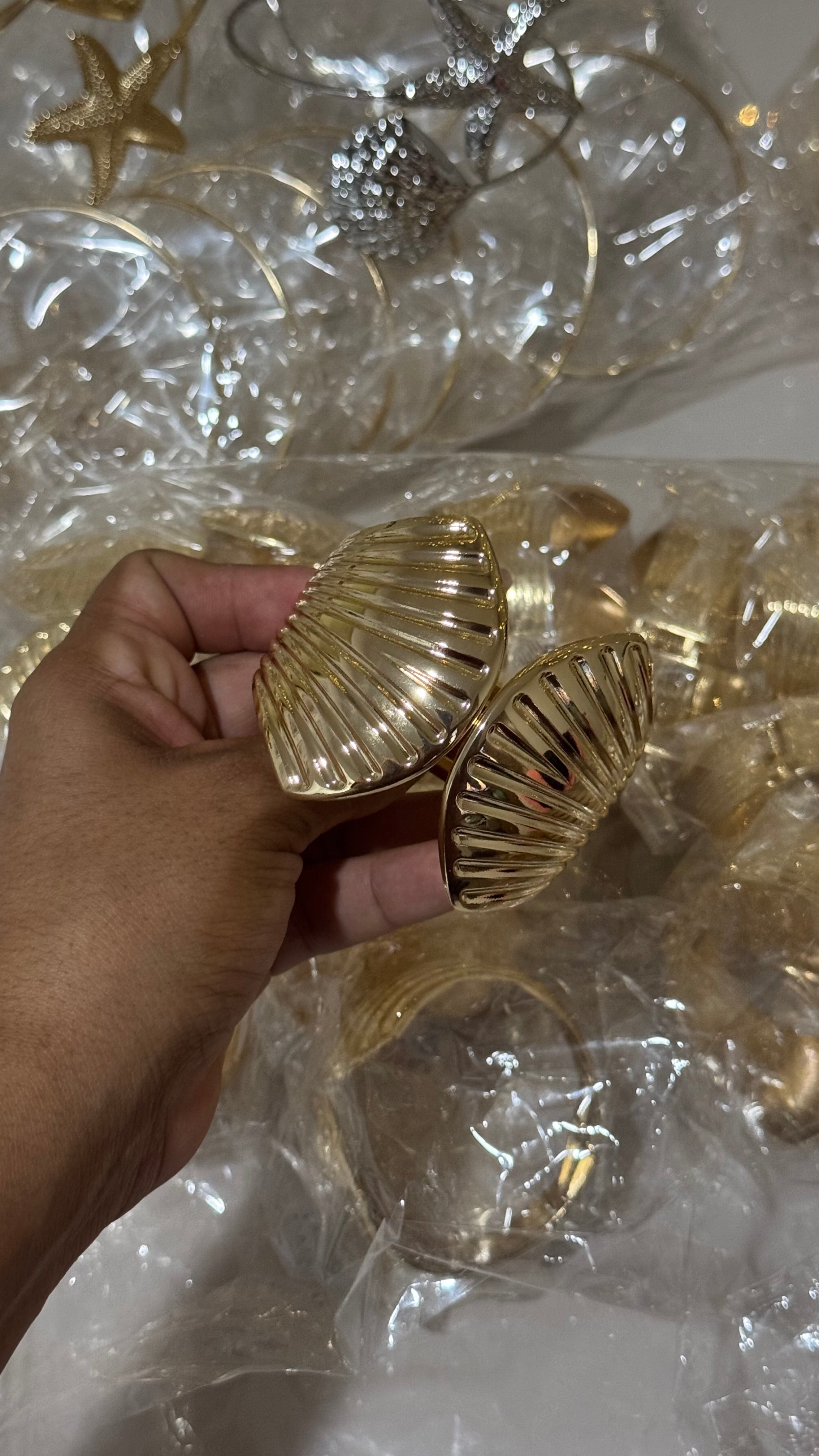 Bracelete Concha Dourado